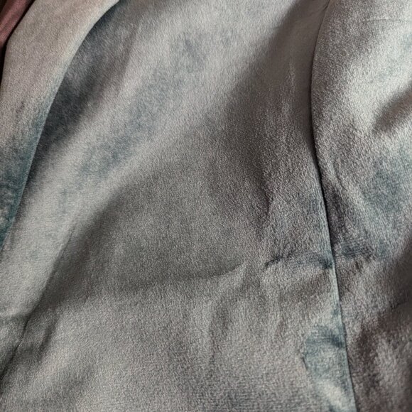 Women's Emerald Green Blazer, Velvet, Large - Picture 4 of 7